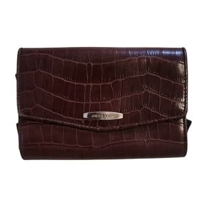 Jones New York Women's Brown Faux Leather Gator Wallet